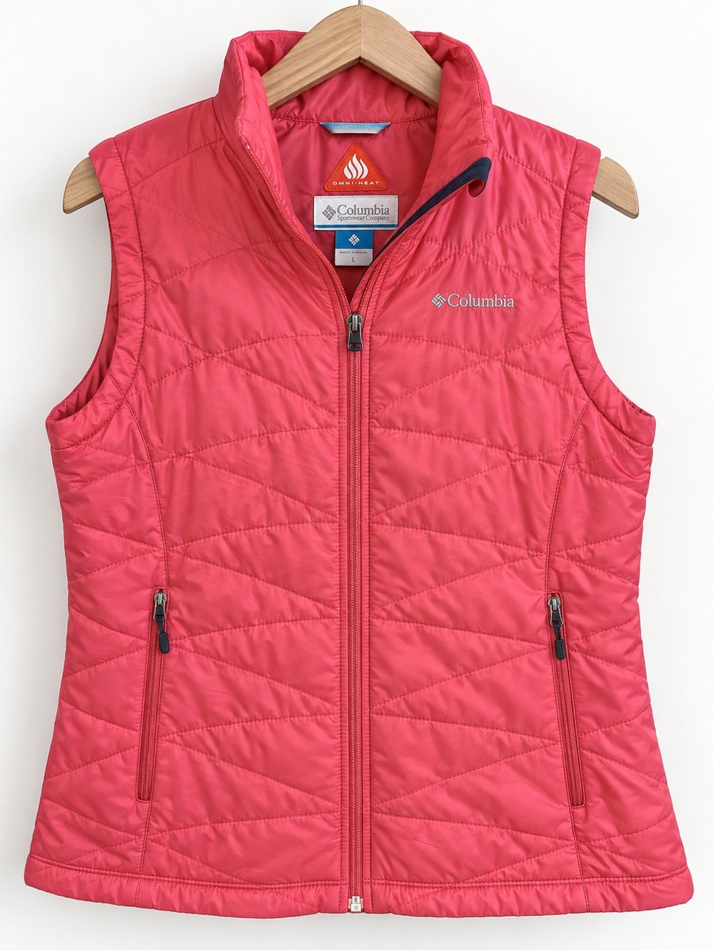 Columbia Mighty Lite III Omni-Heat Vest Coral Pink Women’s L